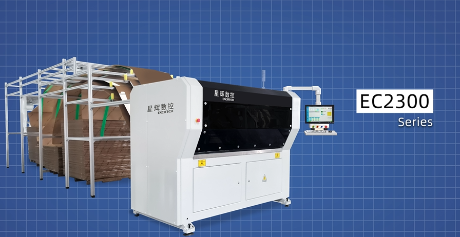 Maszyna do produkcji pudełek Excitech CNC 2300, inteligentne rozwiązania w zakresie pakowania!