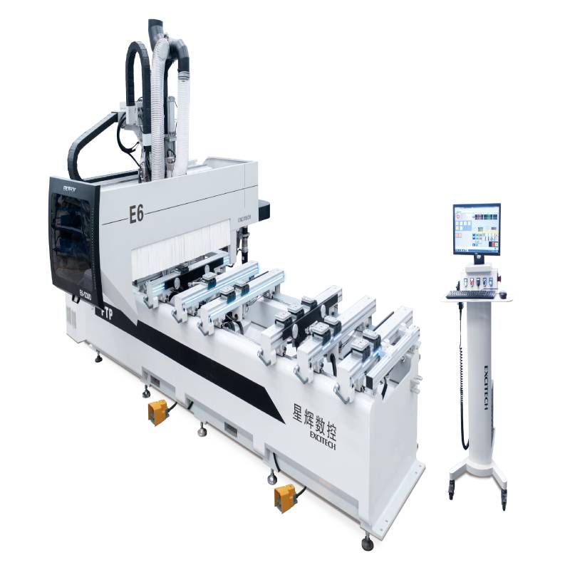 Jednoramienne centrum wiertnicze PTP MDF CNC do obróbki drewna